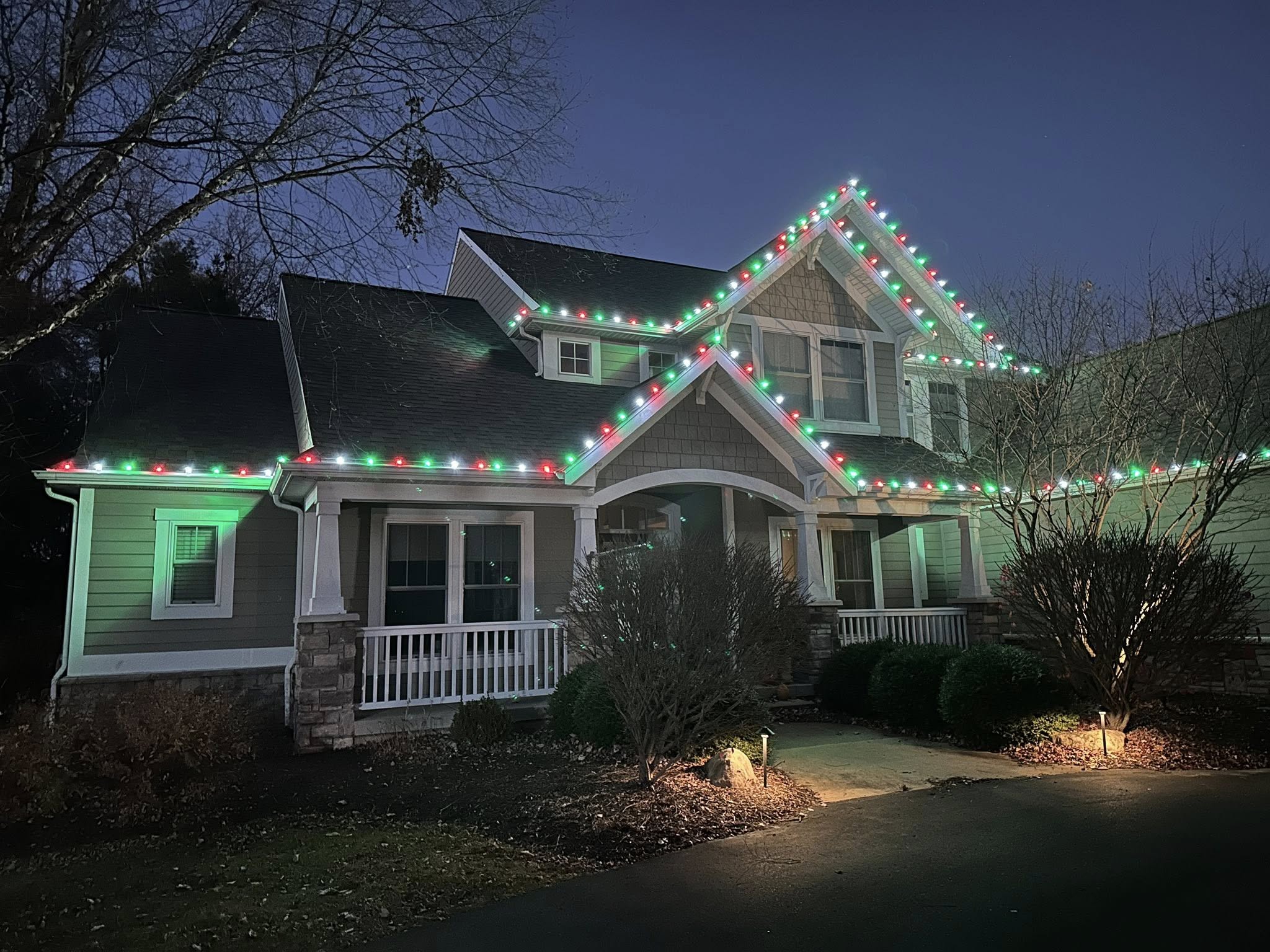 Outdoor lighting project in Lansing MI