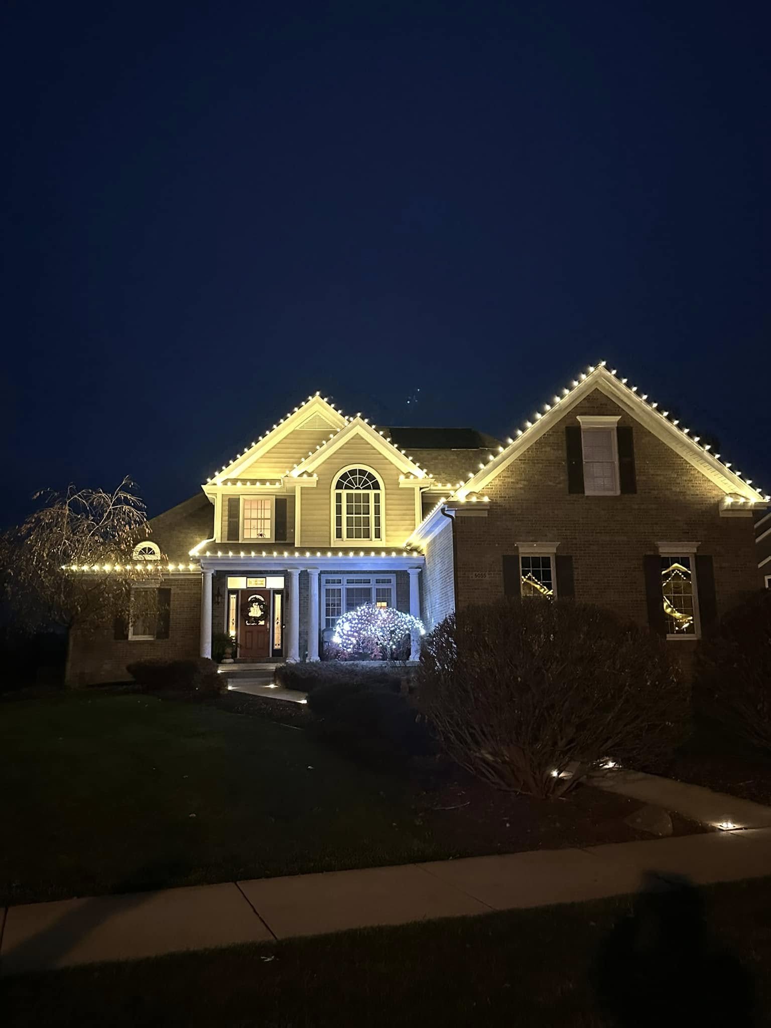 Outdoor lighting project in Lansing MI