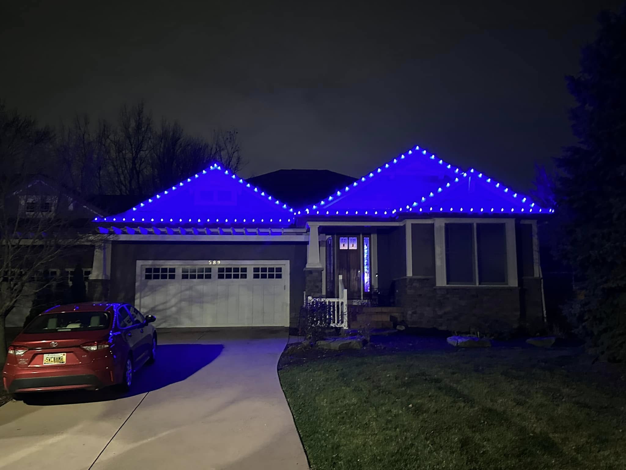Outdoor lighting project in Lansing MI