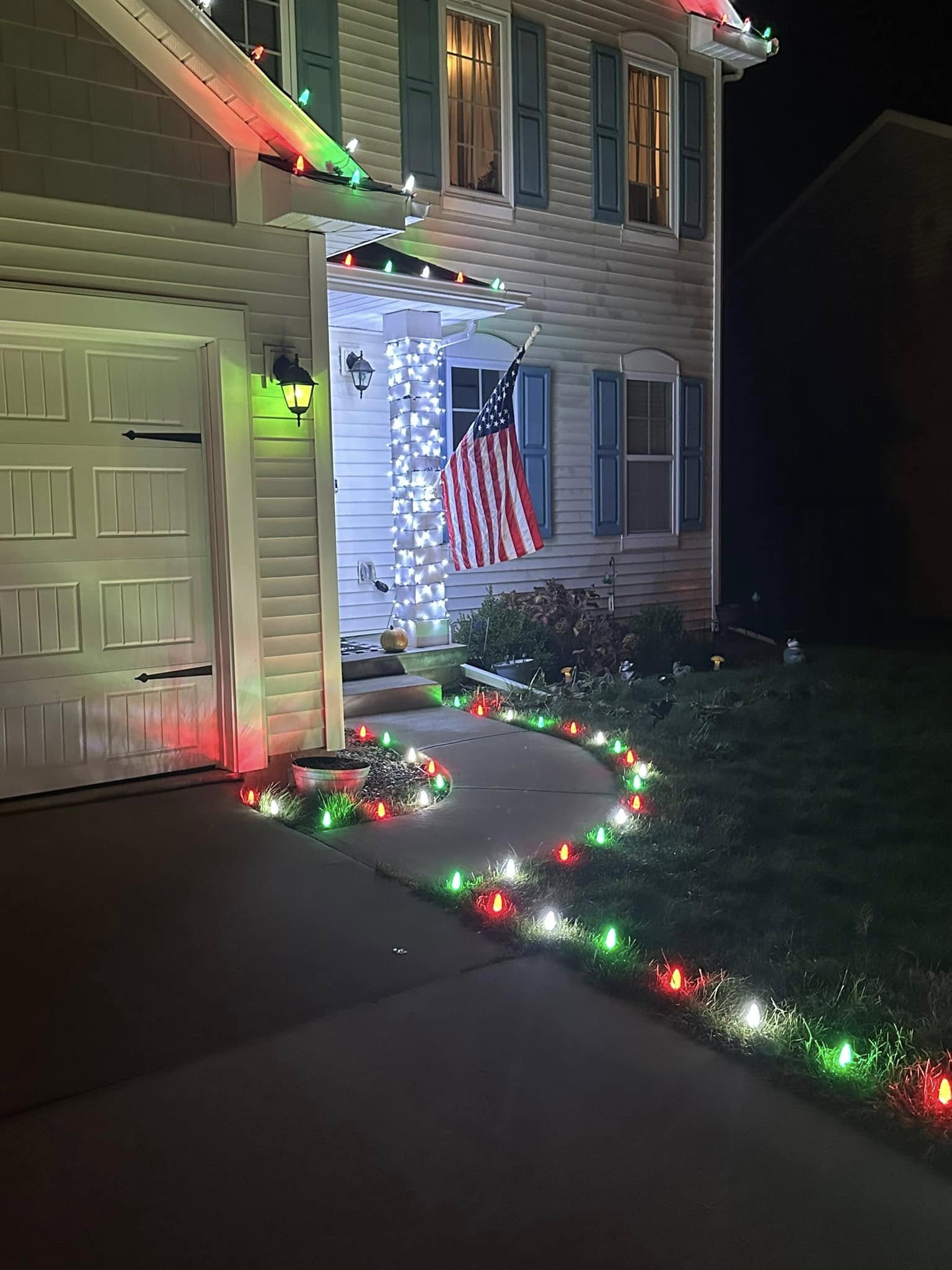 Outdoor lighting project in Lansing MI