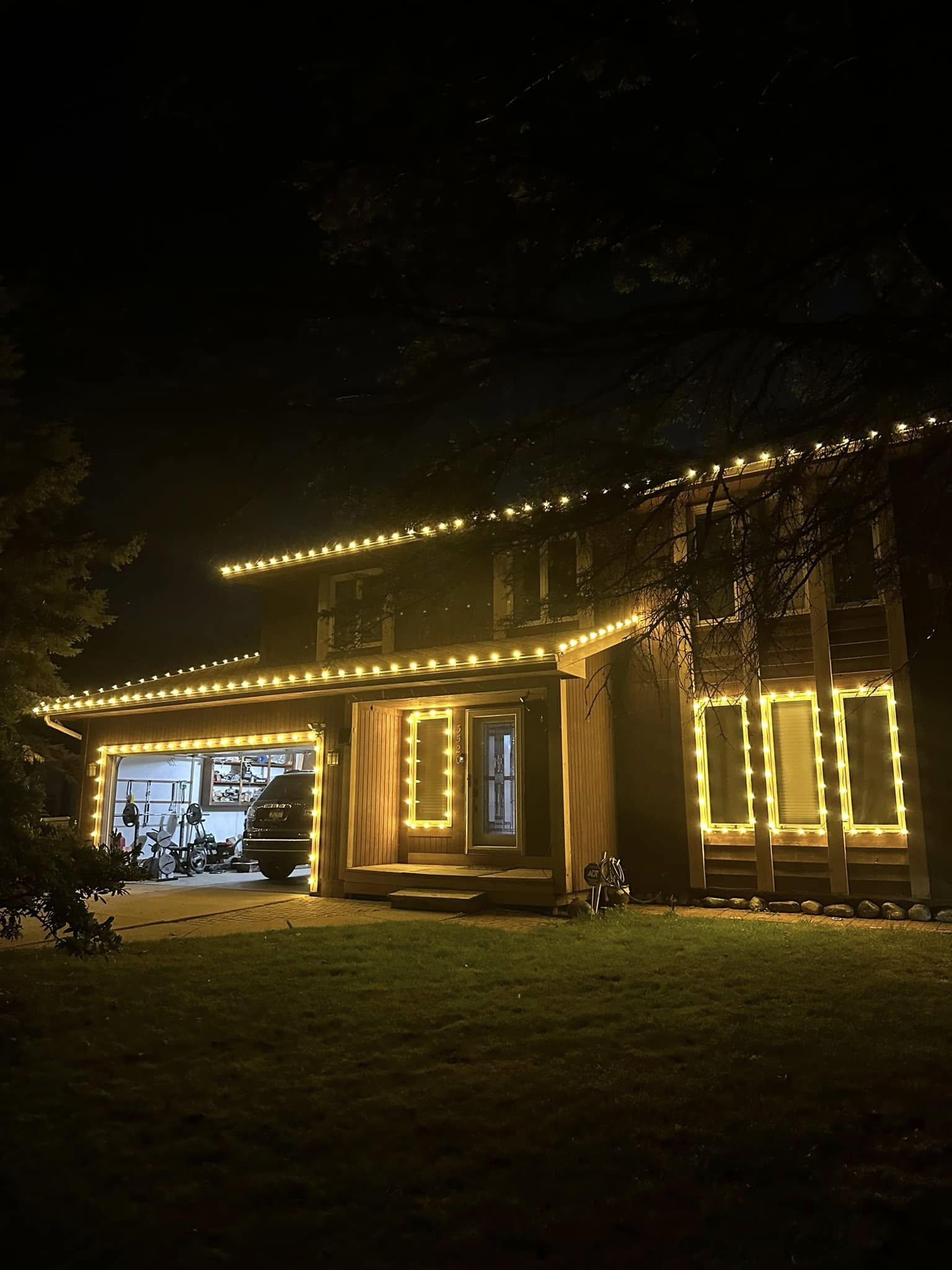 Outdoor lighting project in Lansing MI