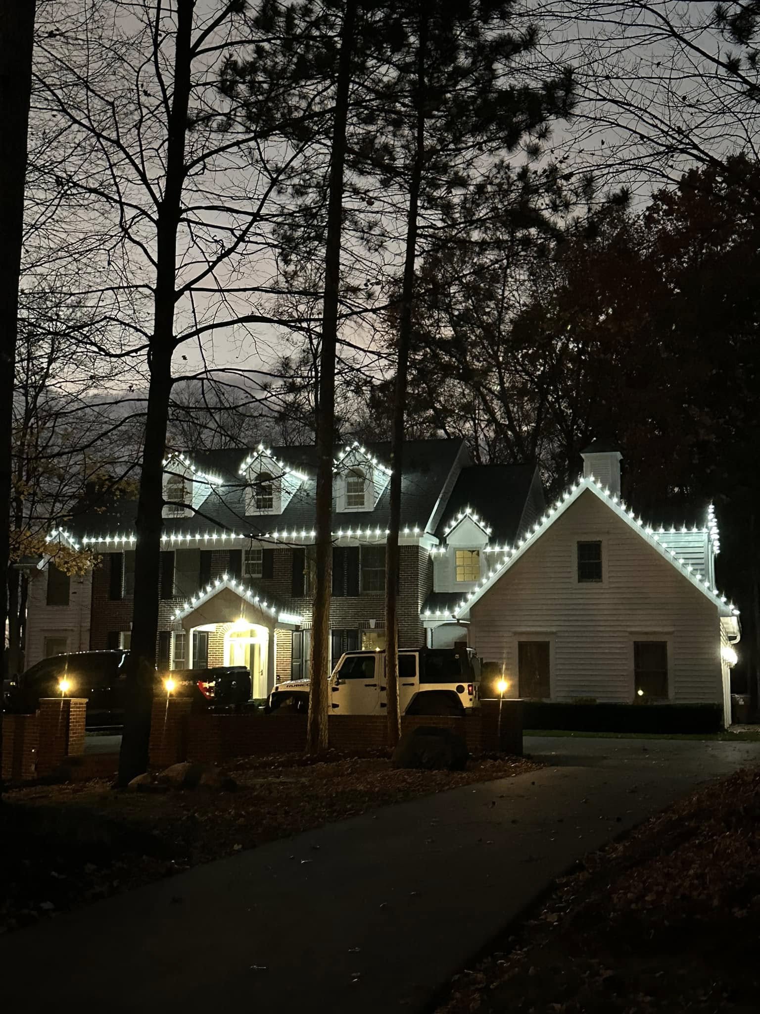 Outdoor lighting project in Lansing MI