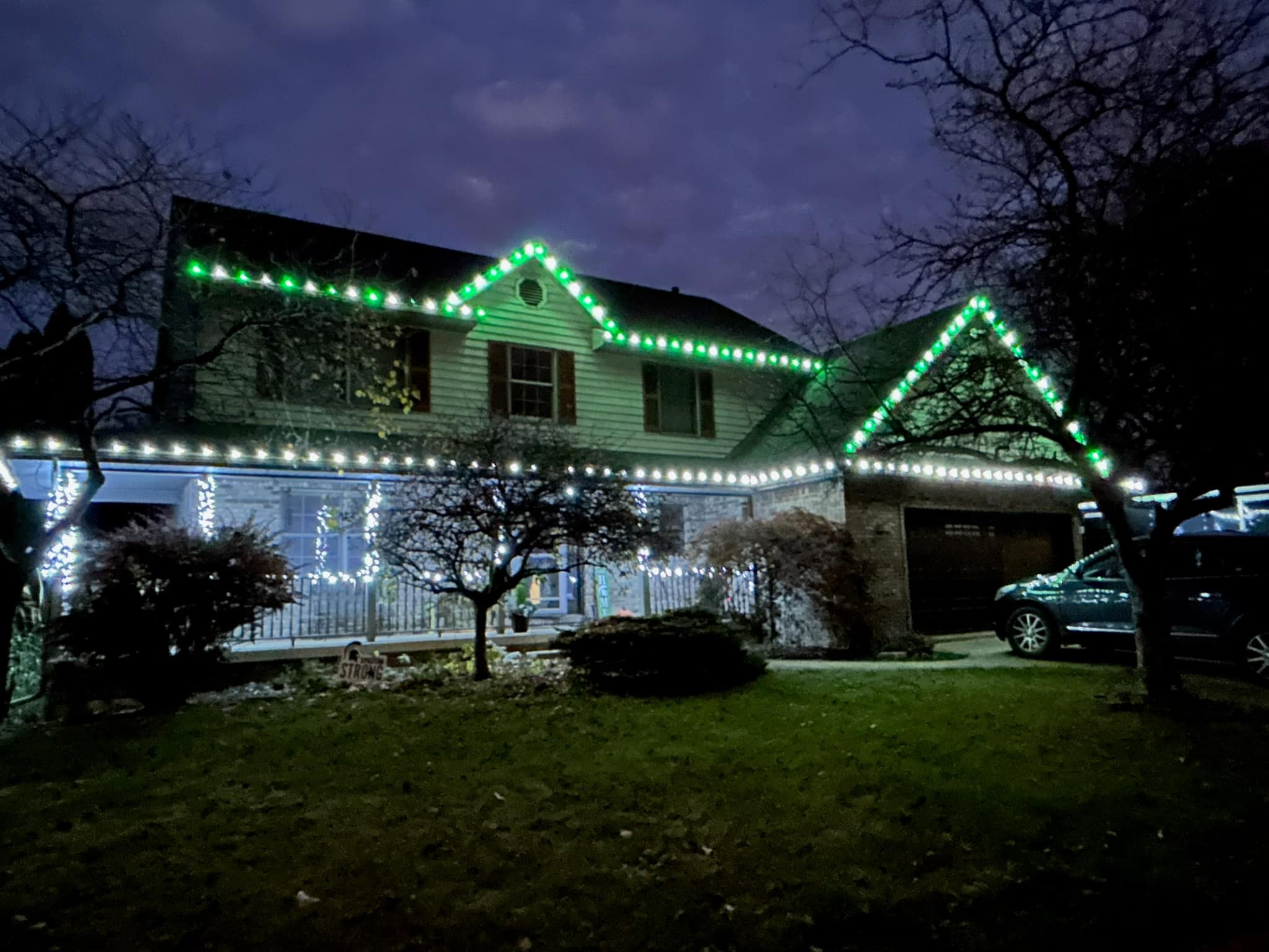 Outdoor lighting project in Lansing MI