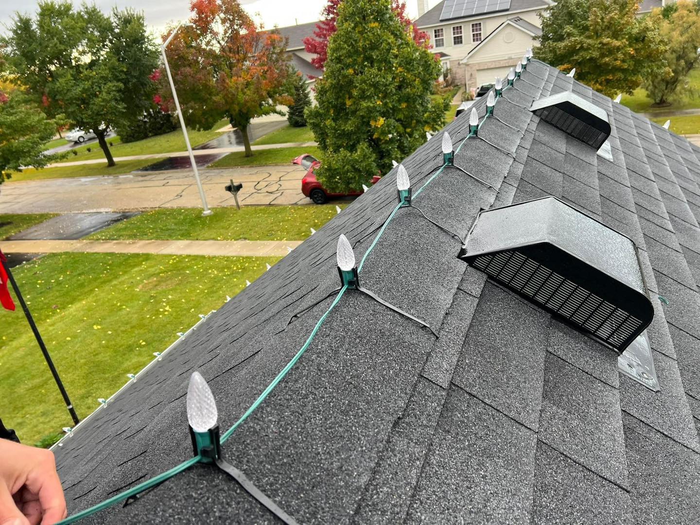 Outdoor lighting project in Lansing MI