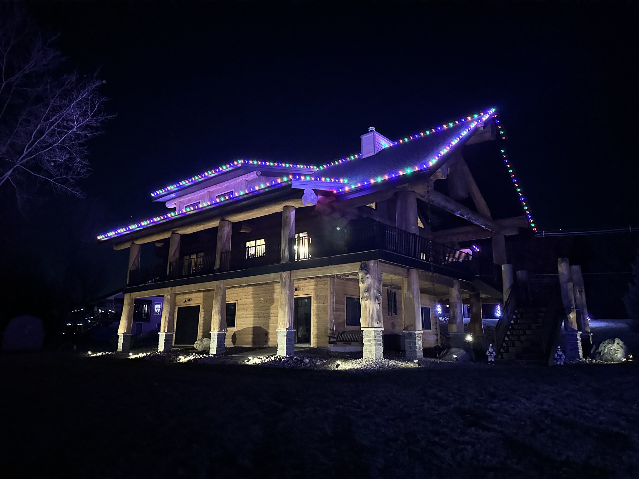 Outdoor lighting project in Lansing MI