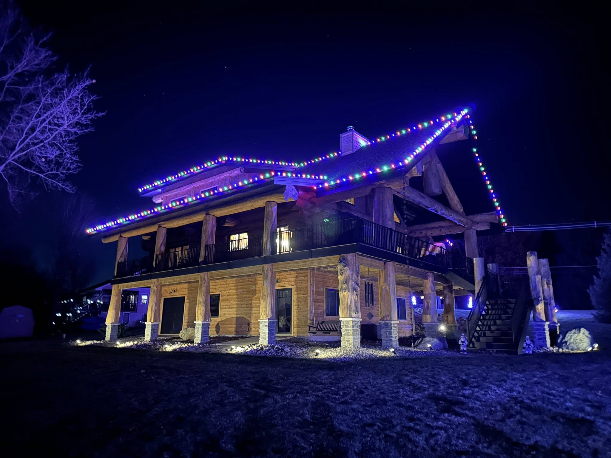 Outdoor lighting project in Lansing MI