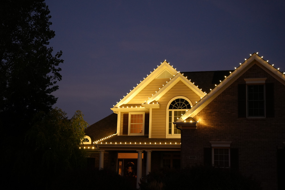 Outdoor lighting project in Lansing MI