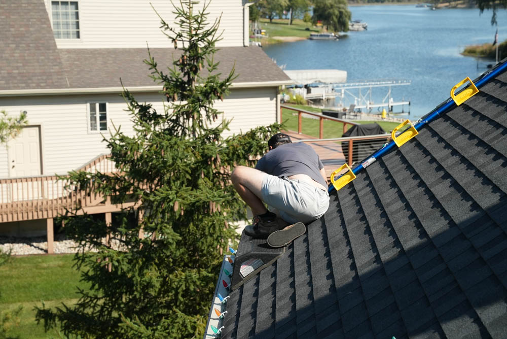 Outdoor lighting project in Lansing MI