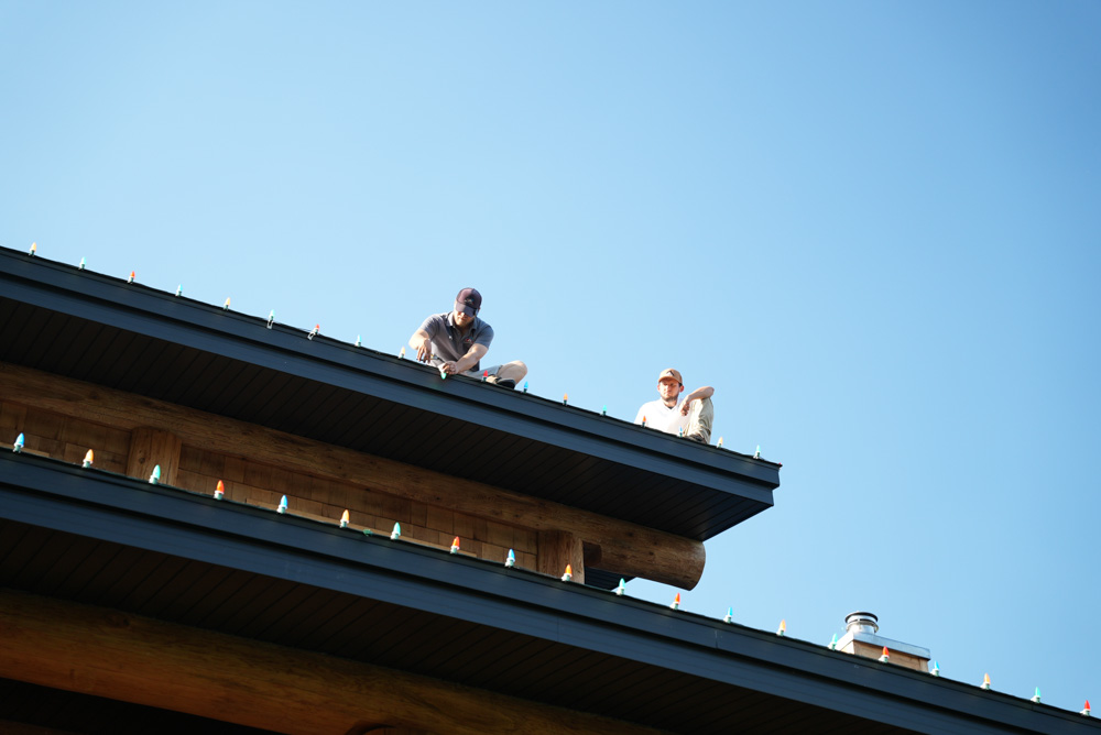 Outdoor lighting project in Lansing MI