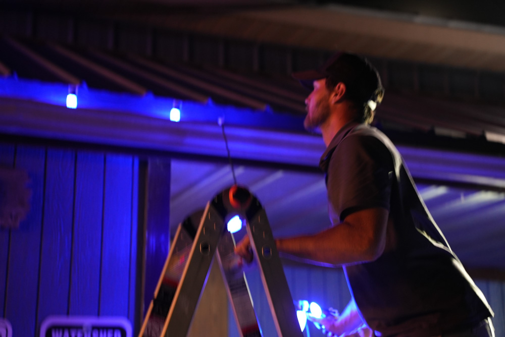 Outdoor lighting project in Lansing MI