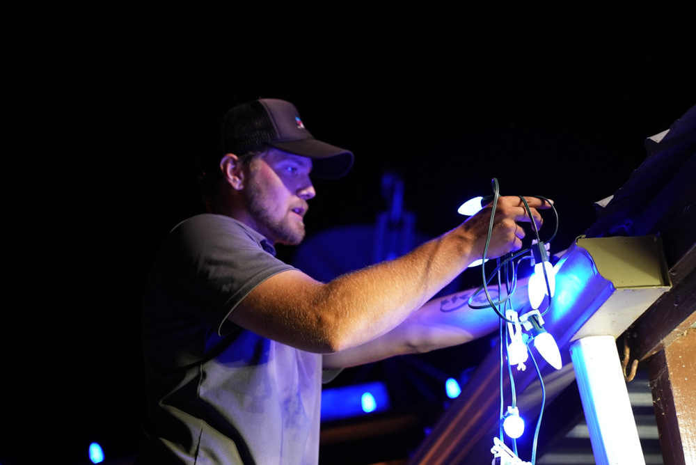 Outdoor lighting project in Lansing MI