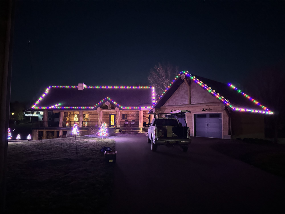 Outdoor lighting project in Lansing MI