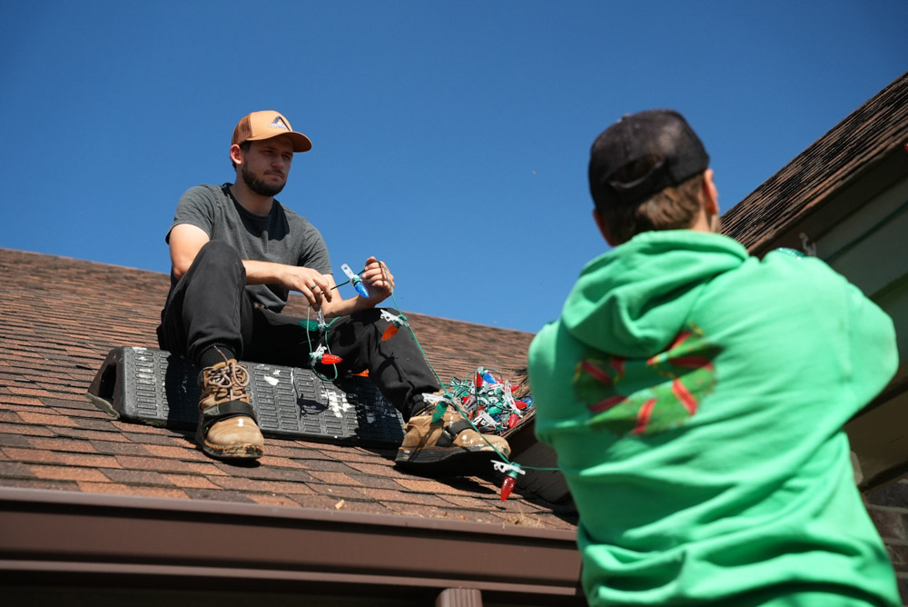 Outdoor lighting project in Lansing MI