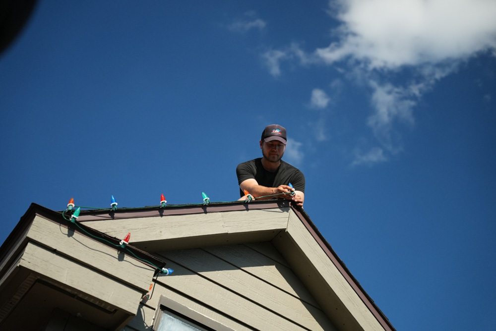 Outdoor lighting project in Lansing MI