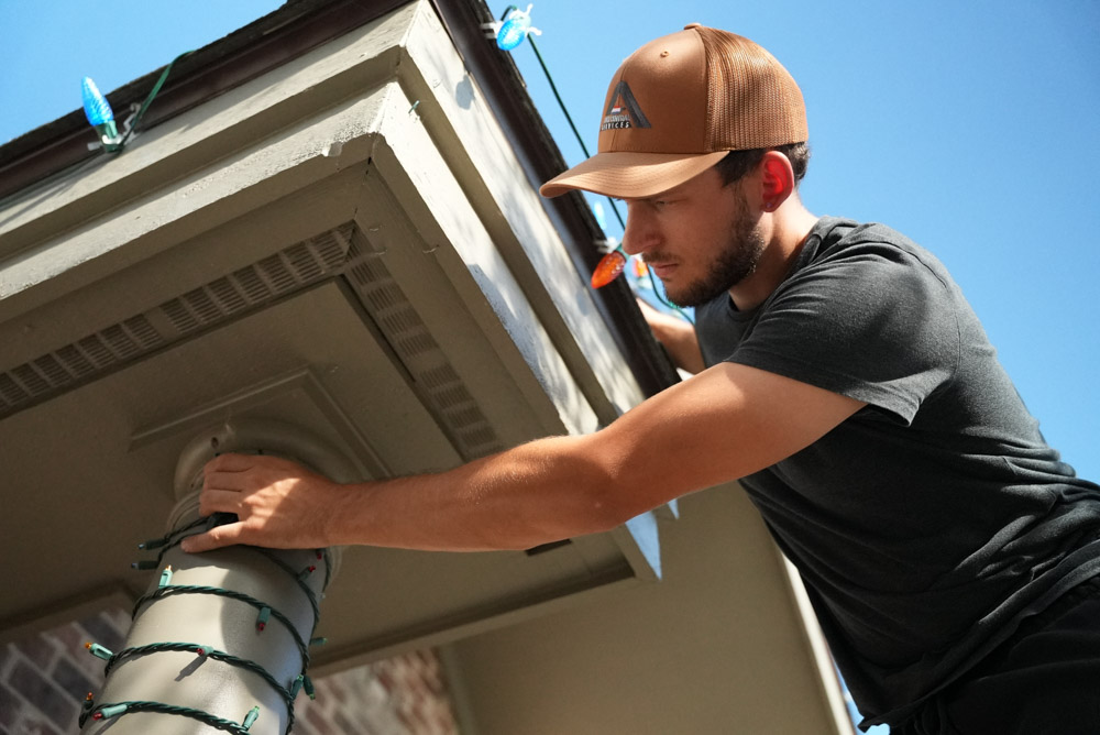 Outdoor lighting project in Lansing MI