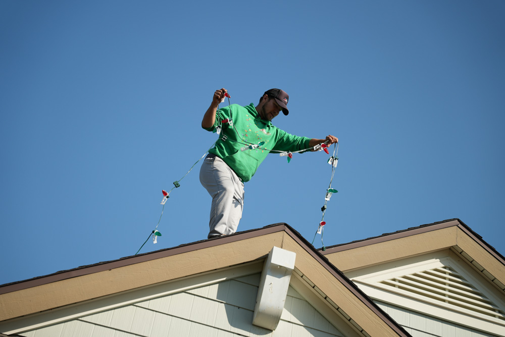 Outdoor lighting project in Lansing MI