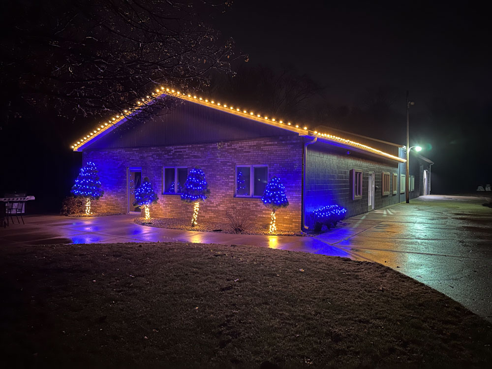 Outdoor lighting project in Lansing MI