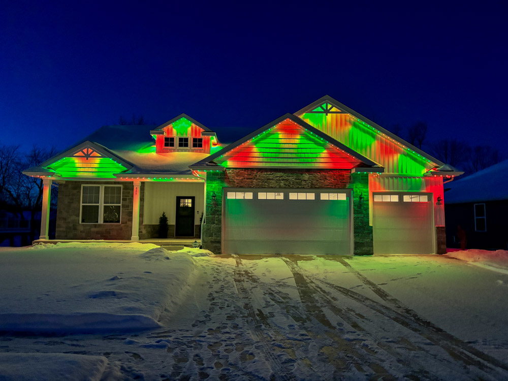 Outdoor lighting project in Lansing MI