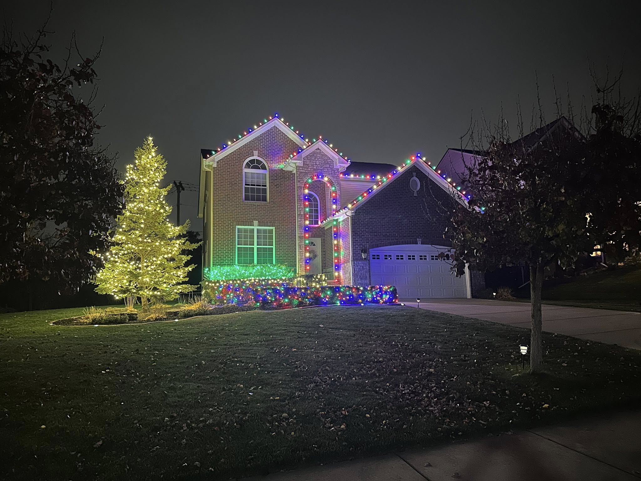 Outdoor lighting project in Lansing MI