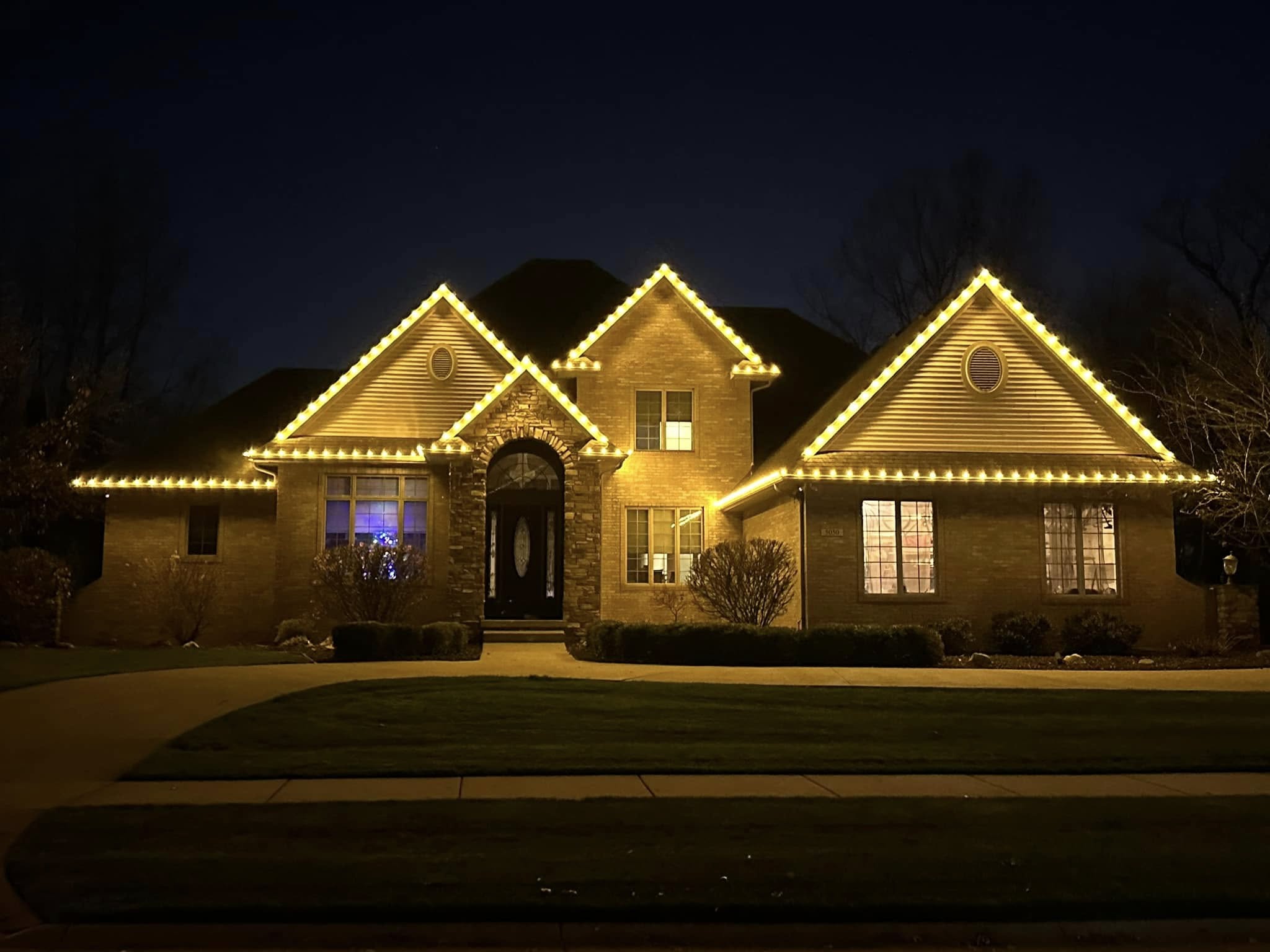 Outdoor lighting project in Lansing MI